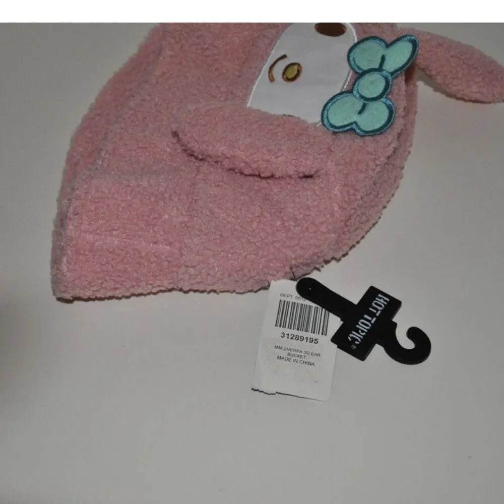 Top Topic Sanrio My Melody Sherpa Bucket Hat NEW